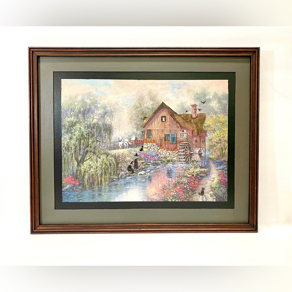 ALTERED Reimagined Thrift Store Art Find Halloween Wall Decor Painting - Picture 10 of 10